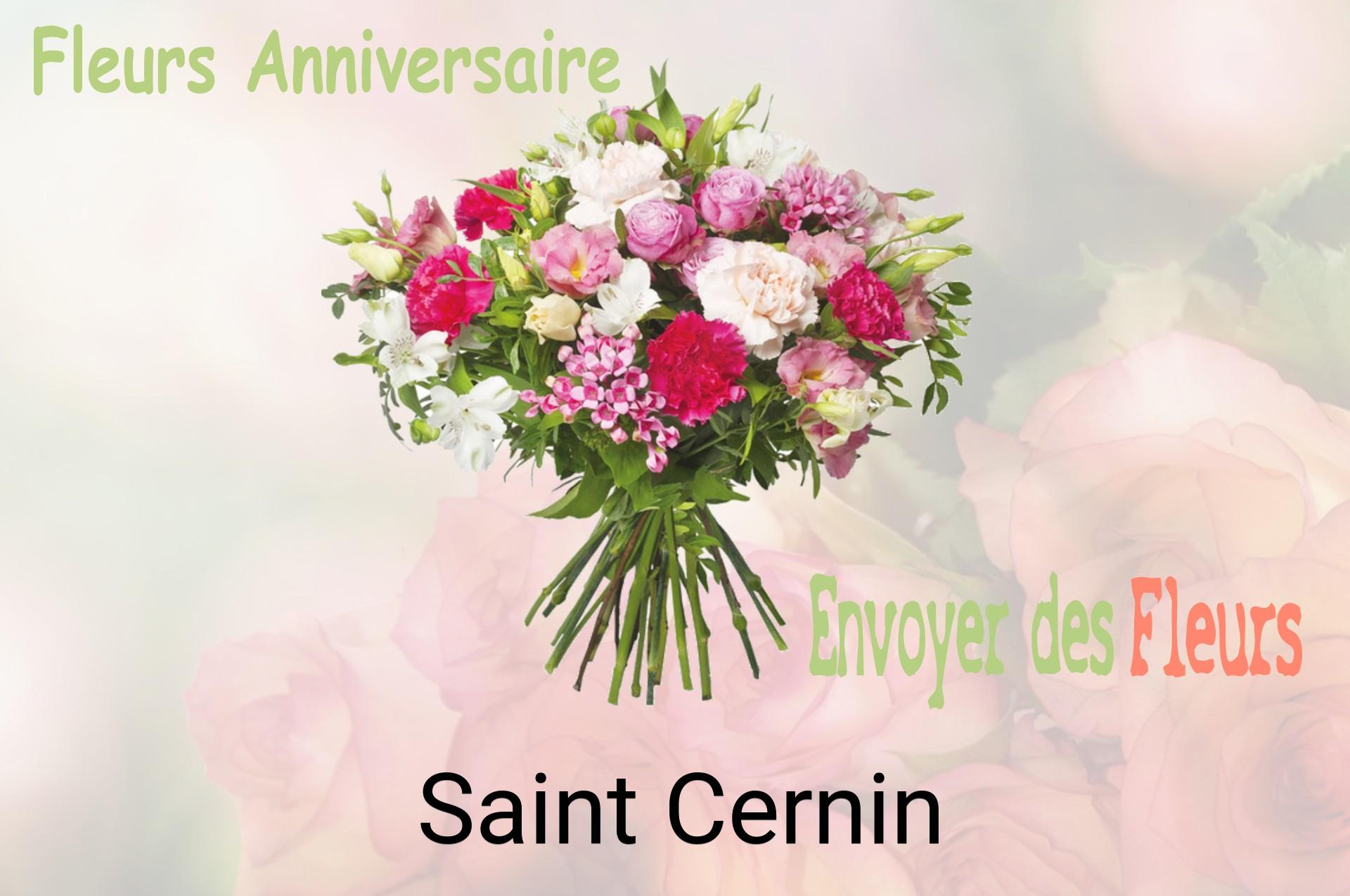 Bouquet de fleurs d’anniversaire livré à Saint-Cernin